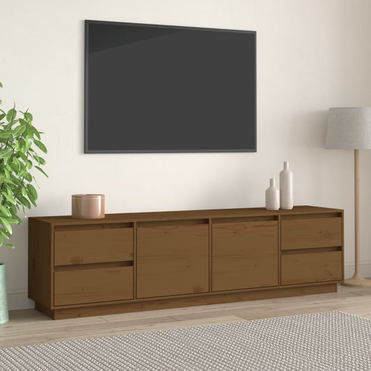TV-Møbel Honningbrun TV-benk 176x37x47,5 cm heltre furu