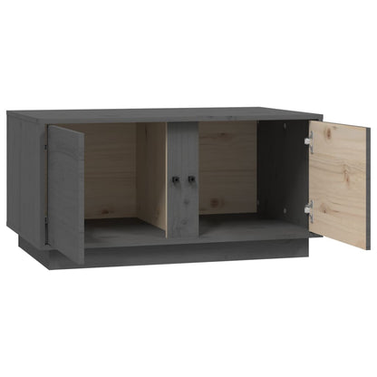 Salongbord Sofabord Grå 80x50x40 cm heltre furu