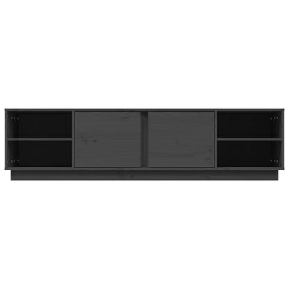 TV-Møbel Grå TV-benk 156x40x40 cm heltre furu