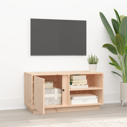 TV-Møbel Tre Tv-benk 80x35x40,5 cm heltre furu
