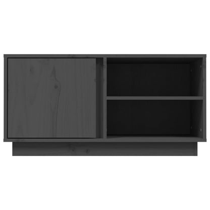 TV-Møbel Grå Tv-benk 80x35x40,5 cm heltre furu