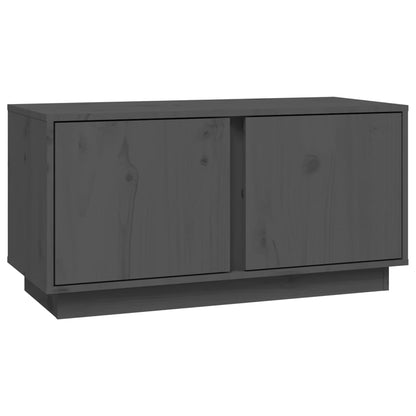 TV-Møbel Grå Tv-benk 80x35x40,5 cm heltre furu