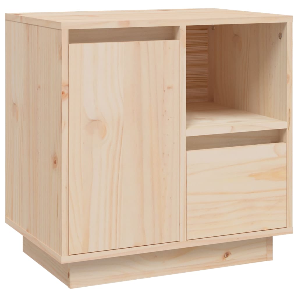 Nattbord Sengbord Tre heltre furu 50x34x50 cm