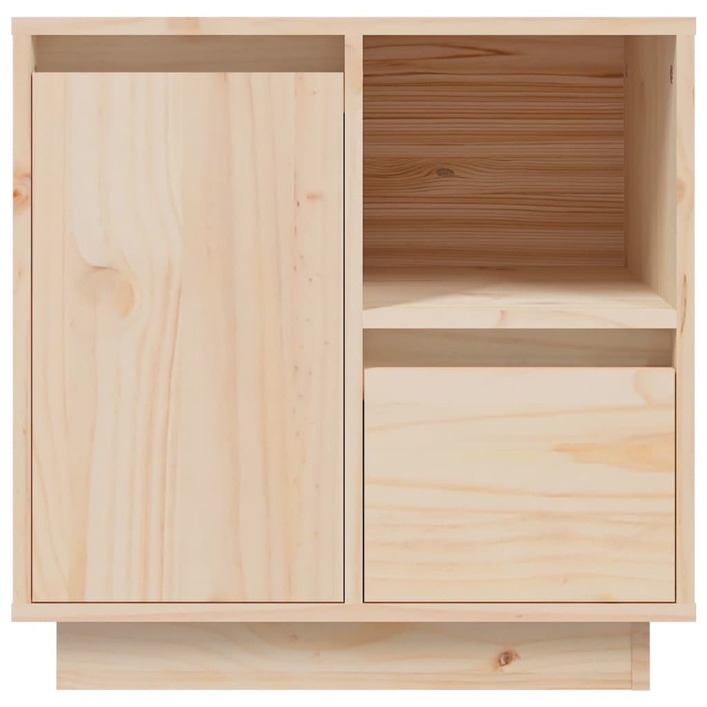Nattbord Sengbord Tre heltre furu 50x34x50 cm