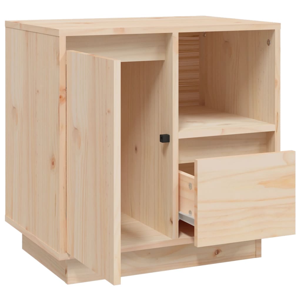 Nattbord Sengbord Tre heltre furu 50x34x50 cm