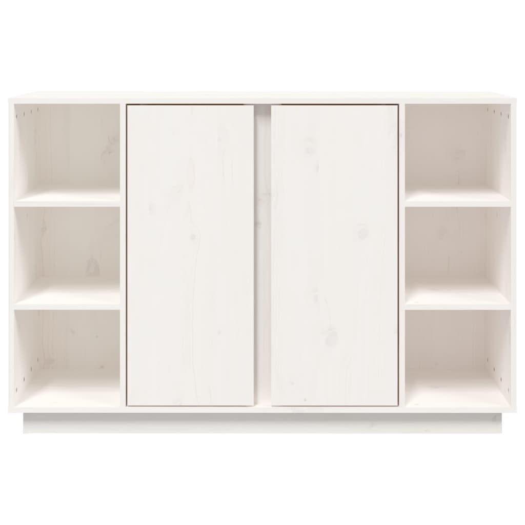 Skjenk Hvit 120x35x80 cm heltre furu