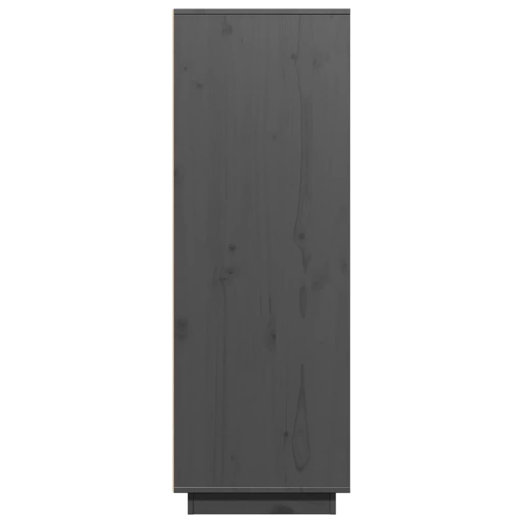 Skap Grå 60x40x116,5 cm heltre furu