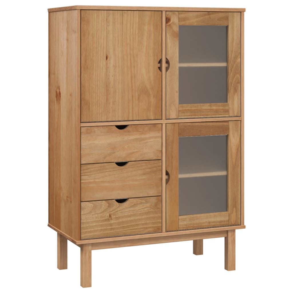 Skap heltre furu OTTA 85x43x125 cm