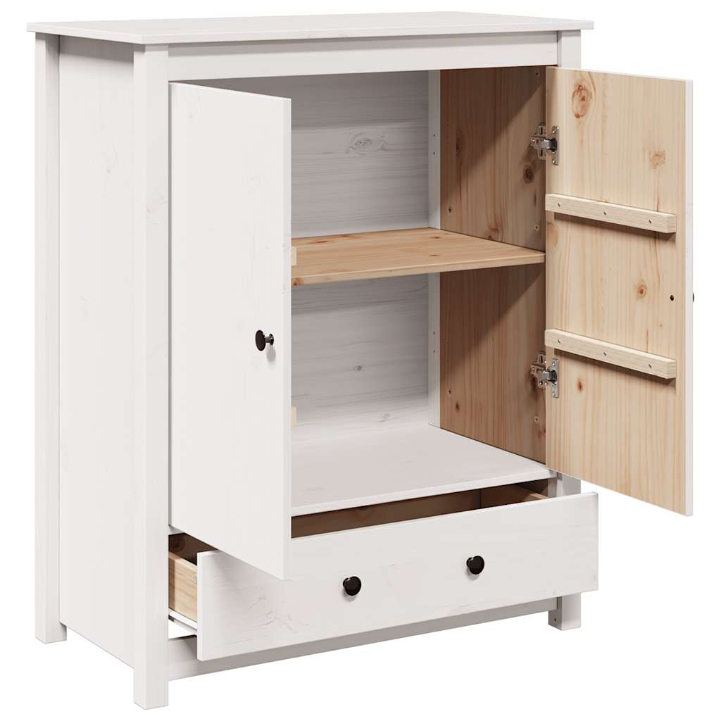 Skjenk Hvit 83x41,5x100 cm heltre furu