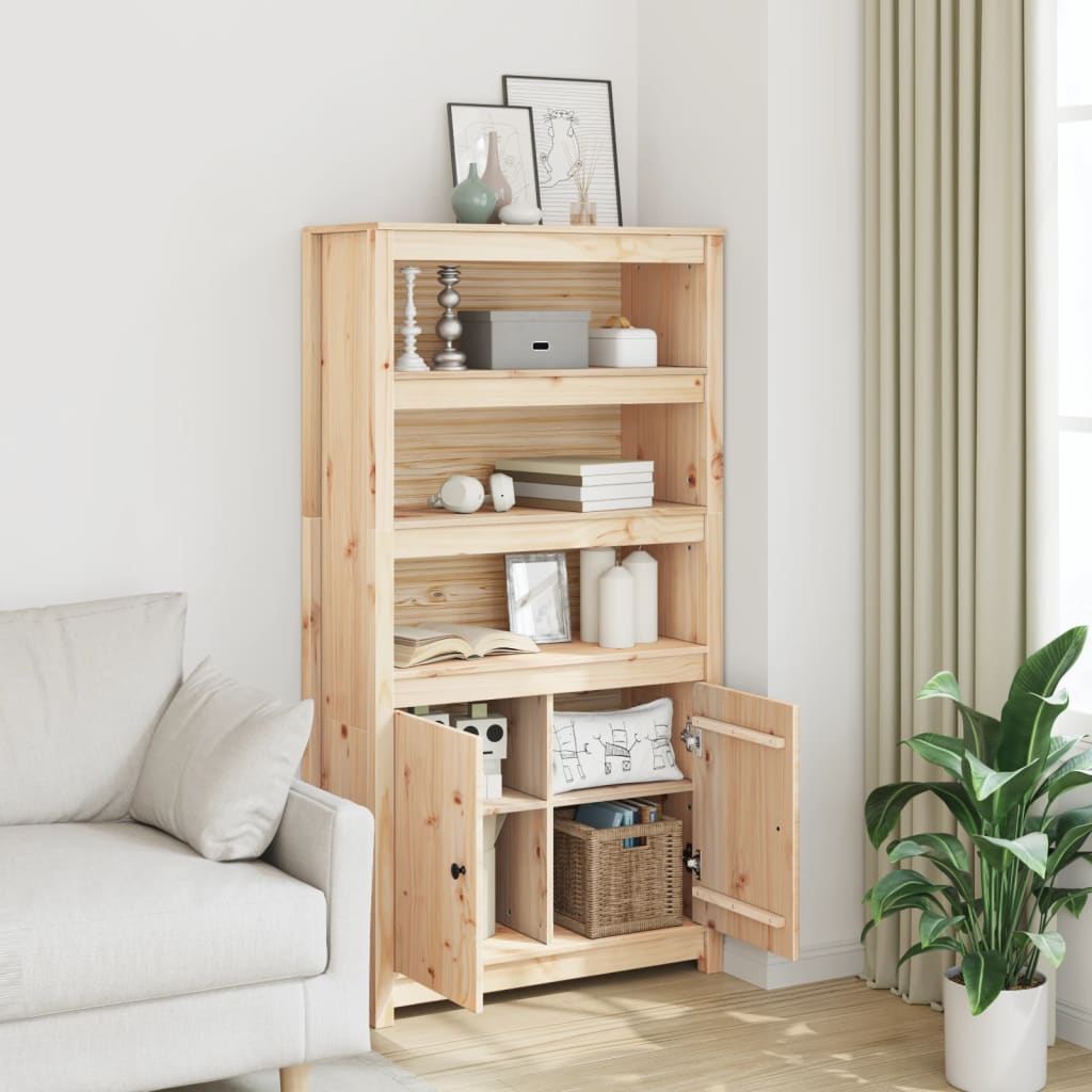 Skap Tre 80x35x154 cm heltre furu