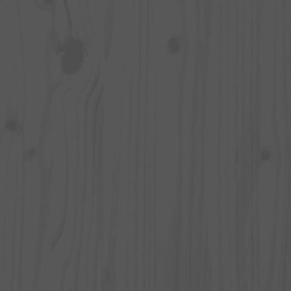 Skap Grå 80x35x154 cm heltre furu