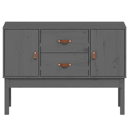 Skjenk grå 110x40x78 cm heltre furu