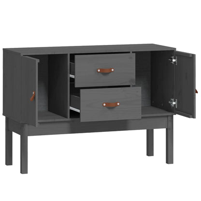 Skjenk grå 110x40x78 cm heltre furu