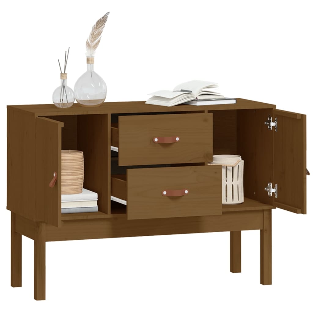 Skjenk Honningbrun 110x40x78 cm heltre furu
