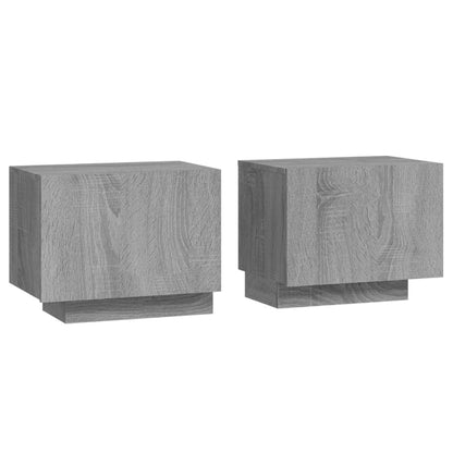 Nattbord Sengbord Sonoma Grå 100x35x40 cm