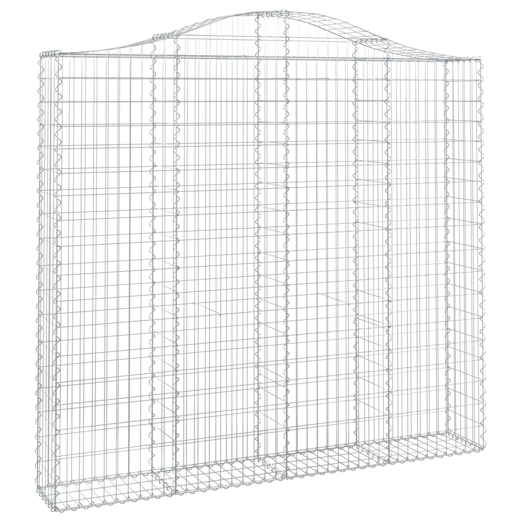 Gabionkurv buet 200x30x180/200 cm galvanisert jern