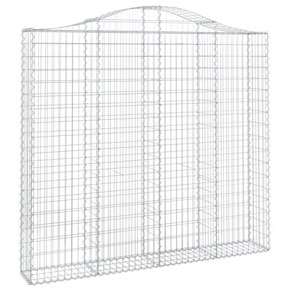 Gabionkurv buet 200x30x180/200 cm galvanisert jern