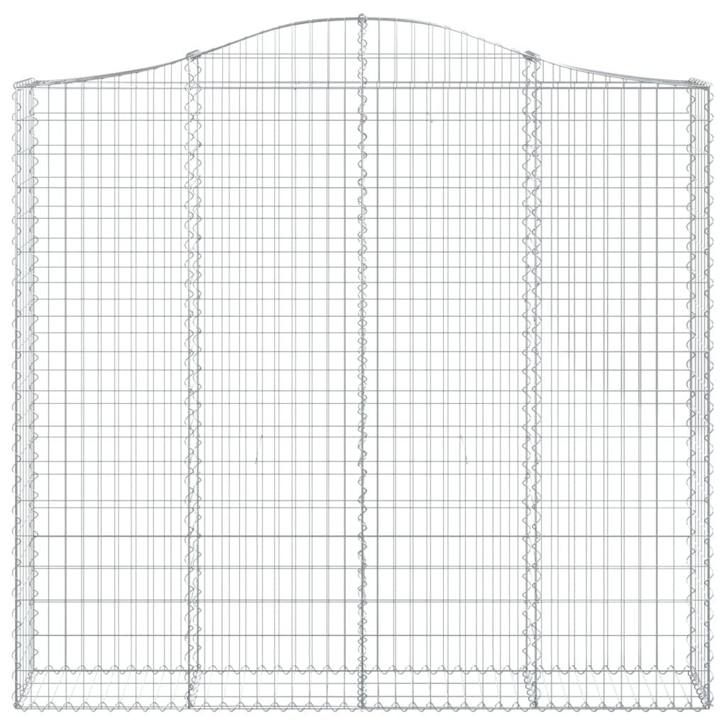 Gabionkurv buet 200x30x180/200 cm galvanisert jern