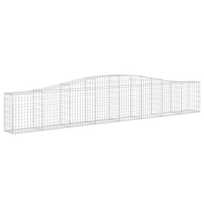 Gabionkurv buet 400x30x60/80 cm galvanisert jern