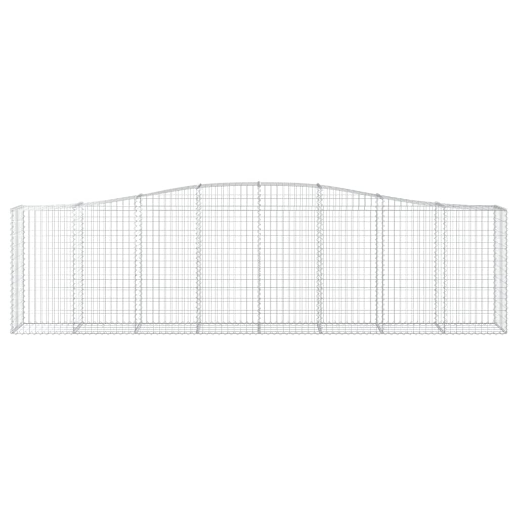 Gabionkurv buet 400x50x100/120 cm galvanisert jern