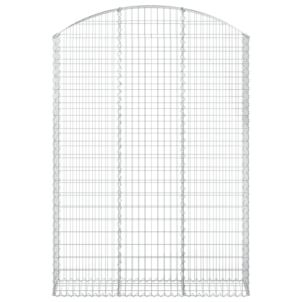 Gabionkurv buet 150x30x200/220 cm galvanisert jern