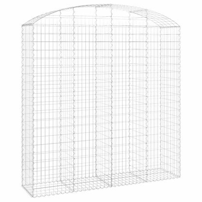 Gabionkurv buet 200x50x200/220 cm galvanisert jern