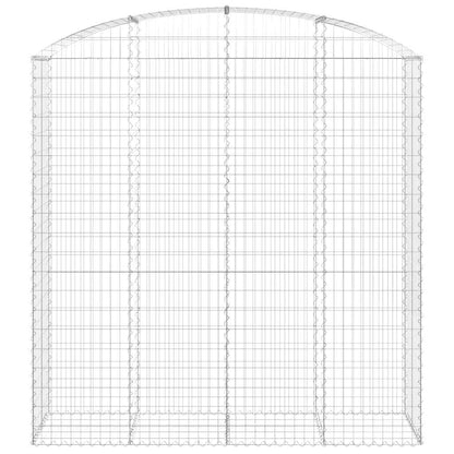 Gabionkurv buet 200x50x200/220 cm galvanisert jern