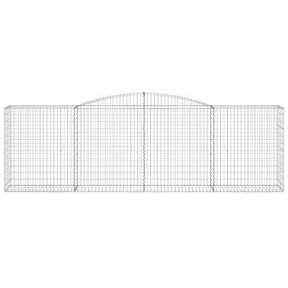 Gabionkurv buet 400x50x120/140 cm galvanisert jern