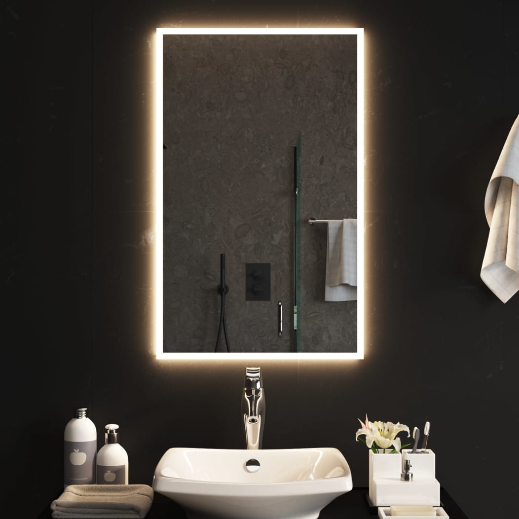 Baderomsspeil med LED 50x80 cm