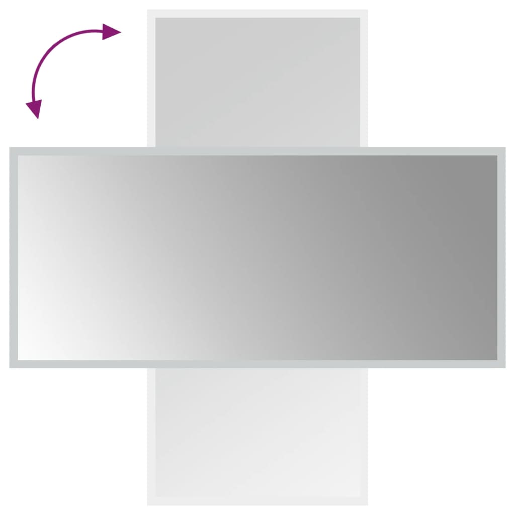 Baderomsspeil med LED 40x90 cm