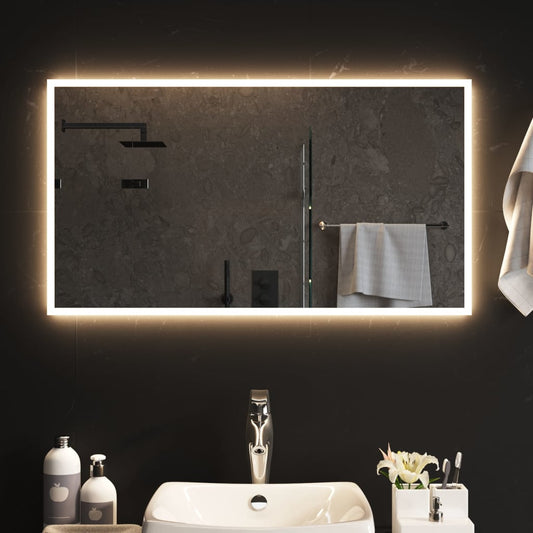 Baderomsspeil med LED 50x90 cm