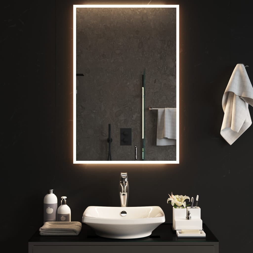 Baderomsspeil med LED 60x90 cm