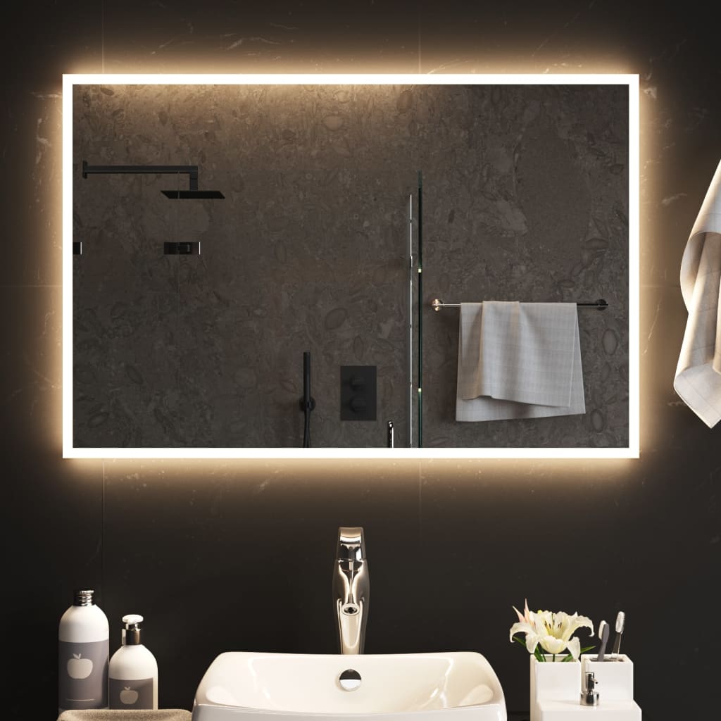 Baderomsspeil med LED 60x90 cm