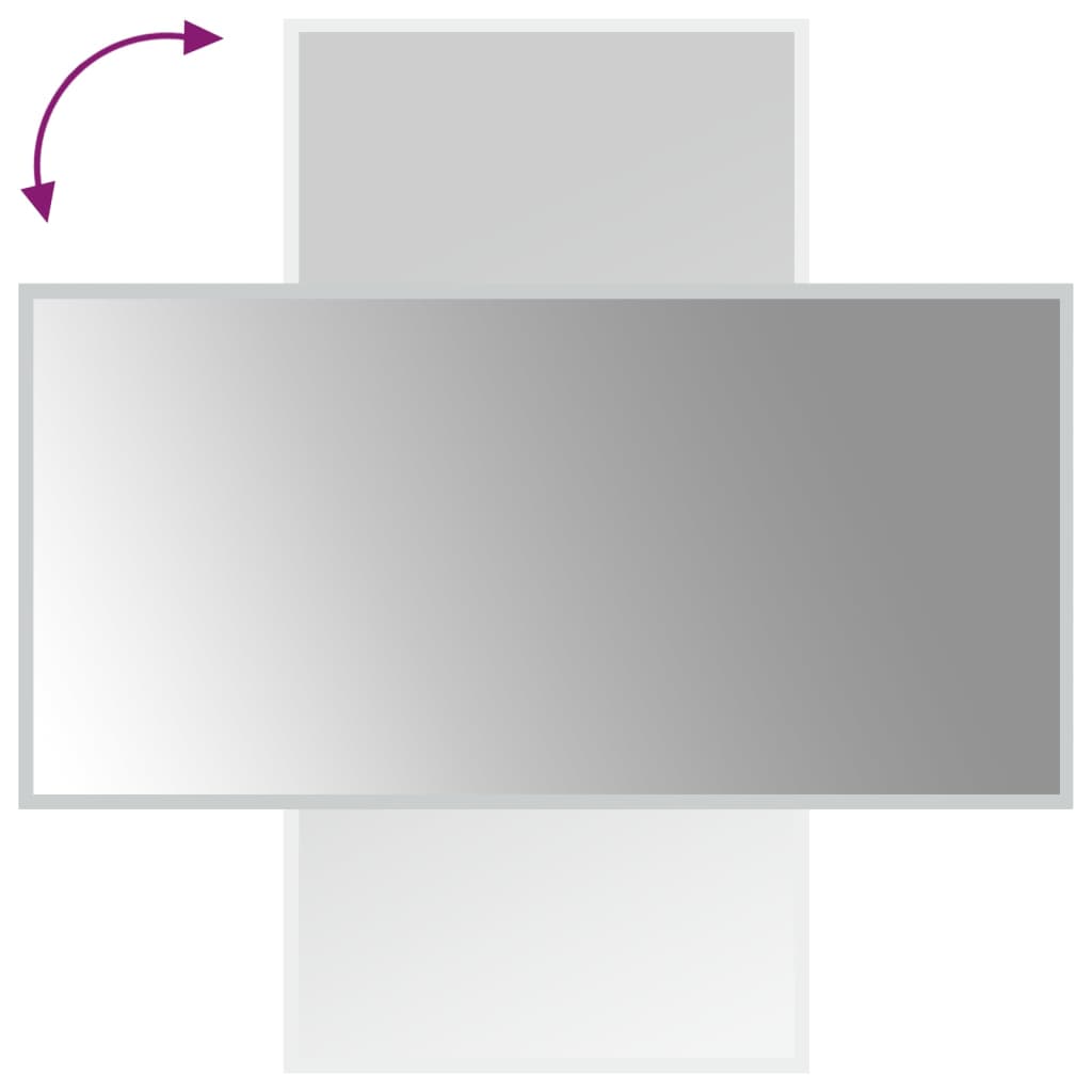 Baderomsspeil med LED 50x100 cm