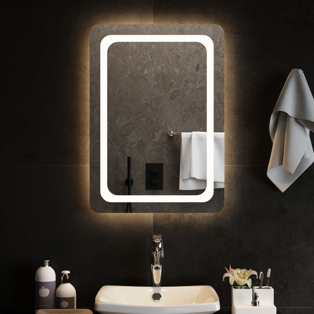 Baderomsspeil med LED 50x70 cm