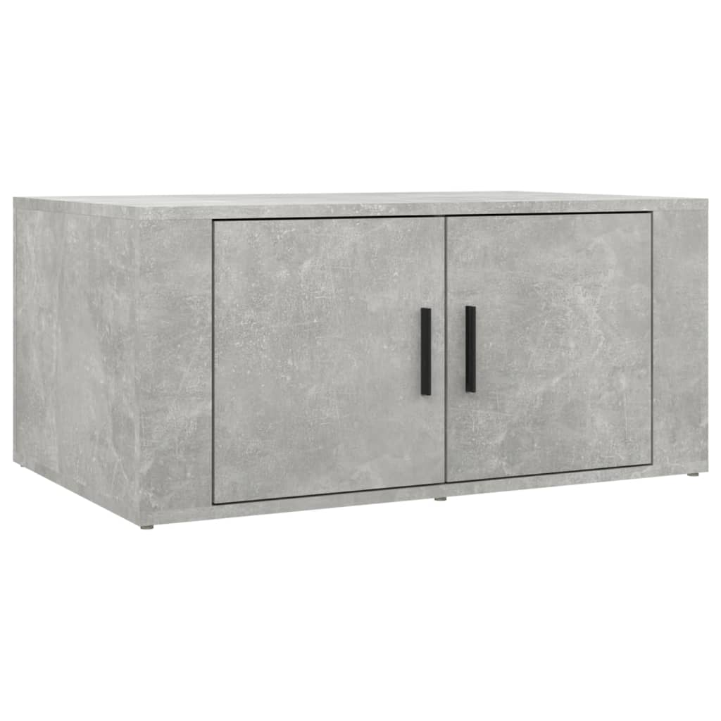 Salongbord Sofabord Betonggrå 80x50x36 cm