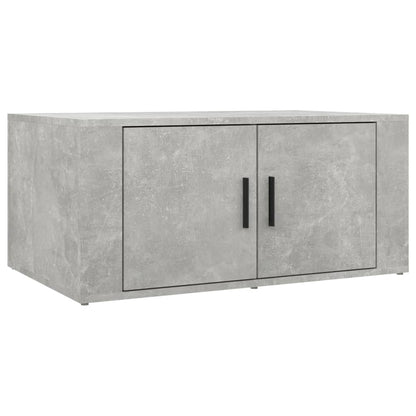 Salongbord Sofabord Betonggrå 80x50x36 cm