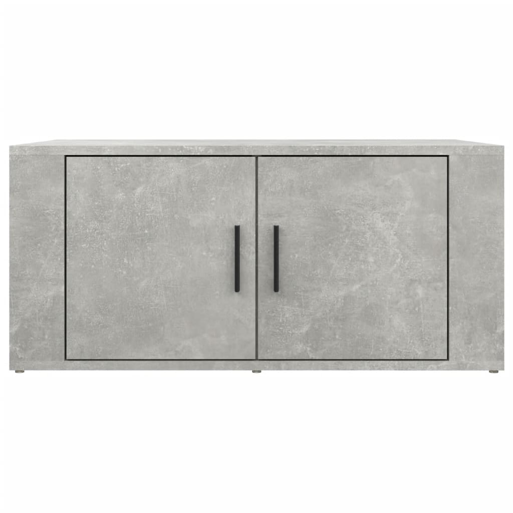 Salongbord Sofabord Betonggrå 80x50x36 cm
