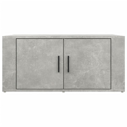 Salongbord Sofabord Betonggrå 80x50x36 cm
