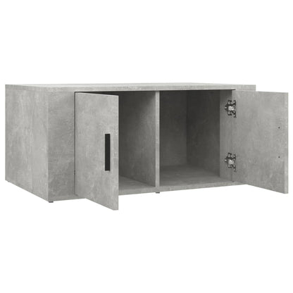 Salongbord Sofabord Betonggrå 80x50x36 cm