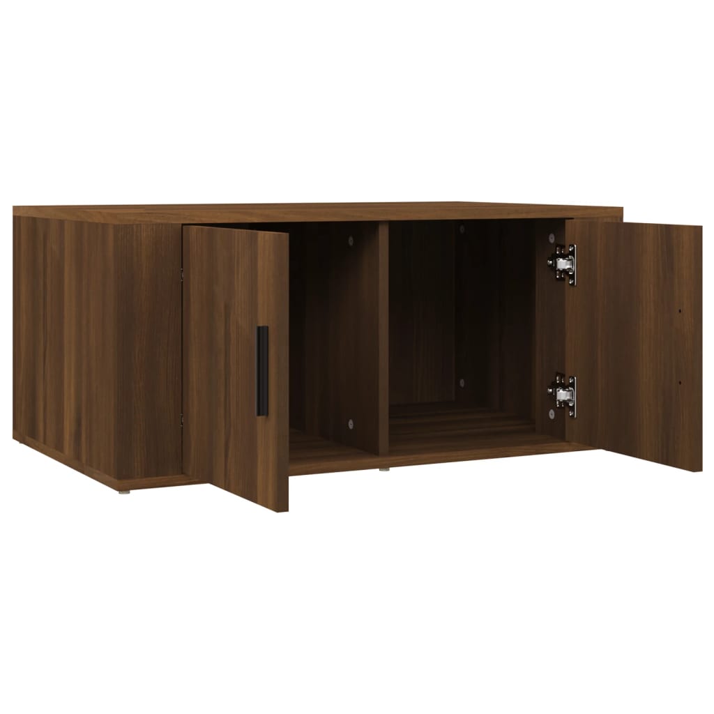 Salongbord Sofabord Brun Eik 80x50x36 cm