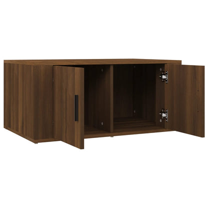 Salongbord Sofabord Brun Eik 80x50x36 cm