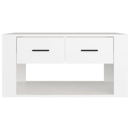 Salongbord Sofabord Hvit 80x50x40 cm