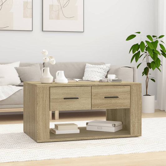 Salongbord Sofabord Sonoma Eik 80x50x40 cm