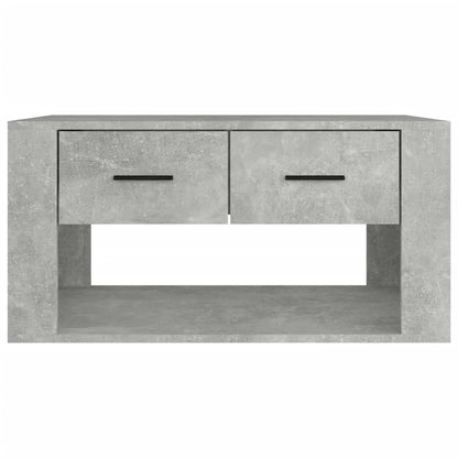 Salongbord Sofabord Betonggrå 80x50x40 cm