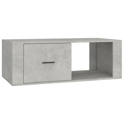 Salongbord Sofabord Betonggrå 100x50,5x35 cm