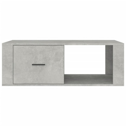 Salongbord Sofabord Betonggrå 100x50,5x35 cm