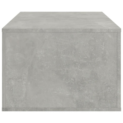 Salongbord Sofabord Betonggrå 100x50,5x35 cm