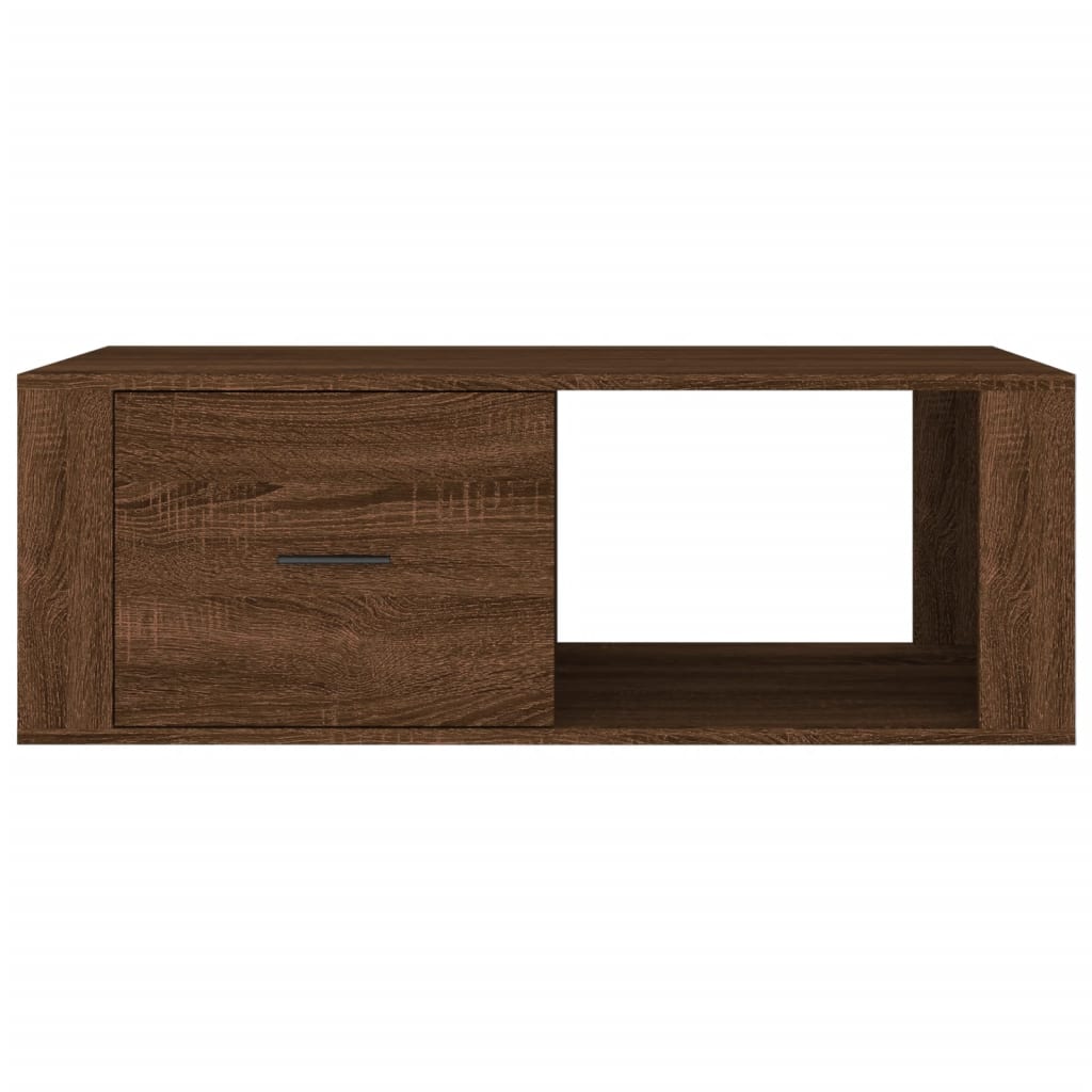 Salongbord Sofabord Brun Eik 100x50,5x35 cm
