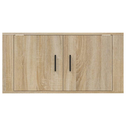 TV-Møbel Sonoma Eik Vegghengt TV-benk 80x34,5x40 cm